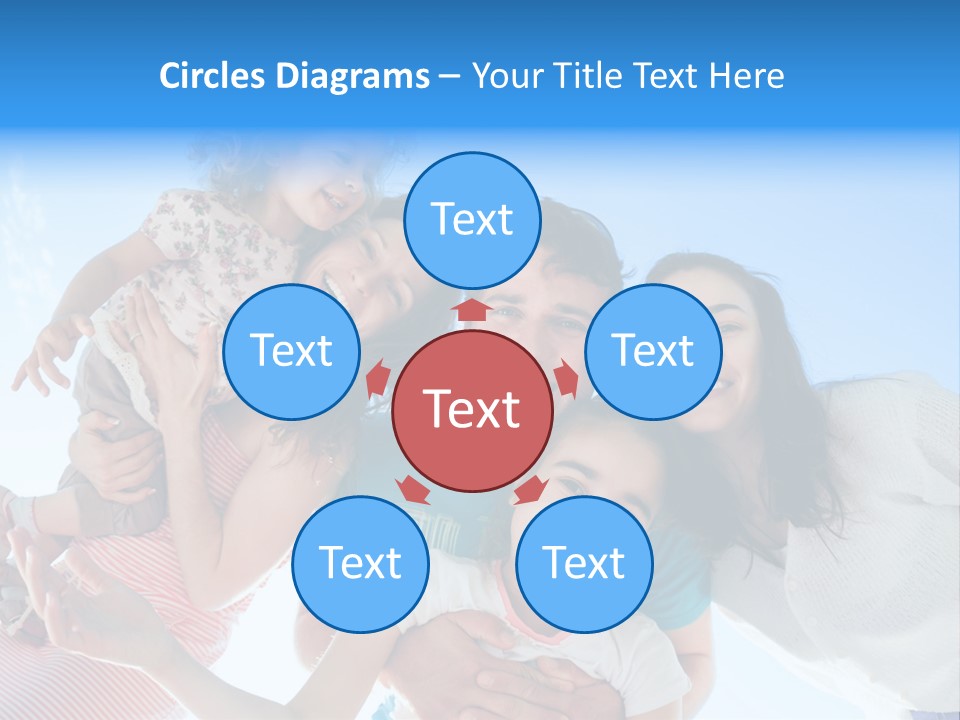 Casual Friends Girl PowerPoint Template