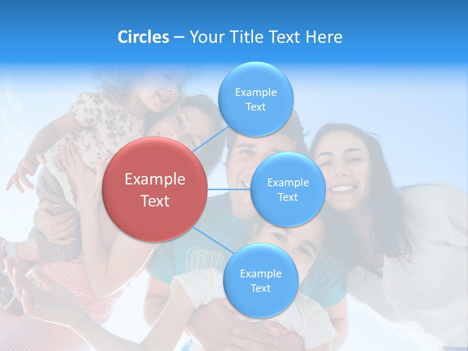 Casual Friends Girl PowerPoint Template