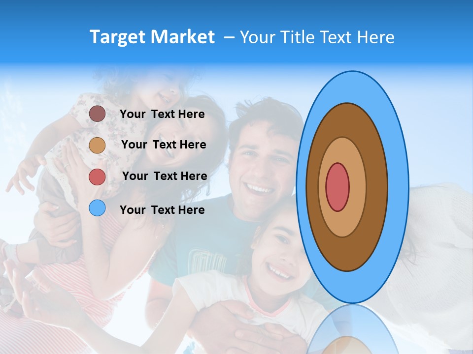 Casual Friends Girl PowerPoint Template