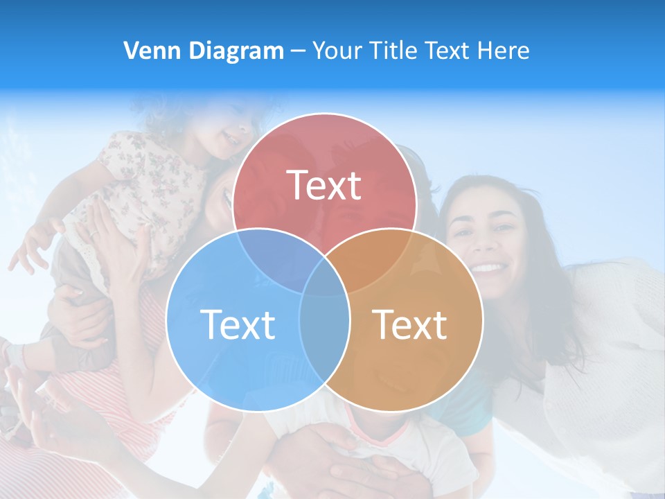 Casual Friends Girl PowerPoint Template