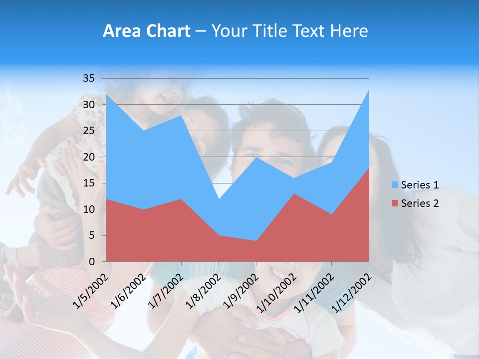 Casual Friends Girl PowerPoint Template