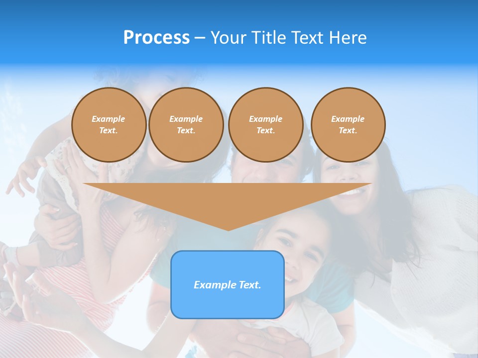 Casual Friends Girl PowerPoint Template