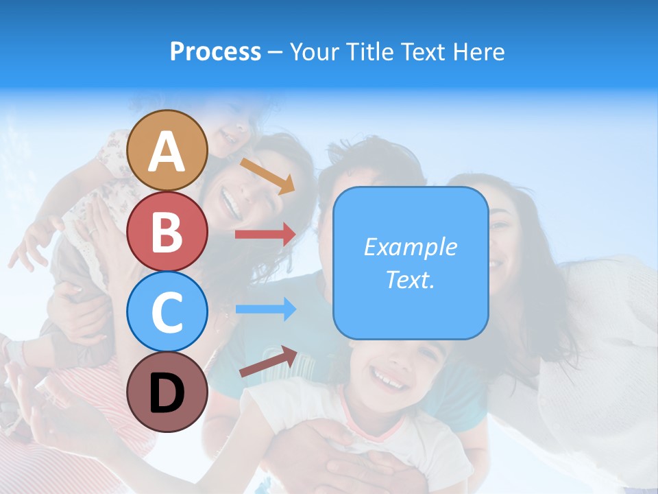 Casual Friends Girl PowerPoint Template