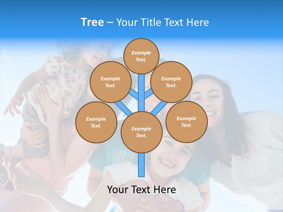 Casual Friends Girl PowerPoint Template