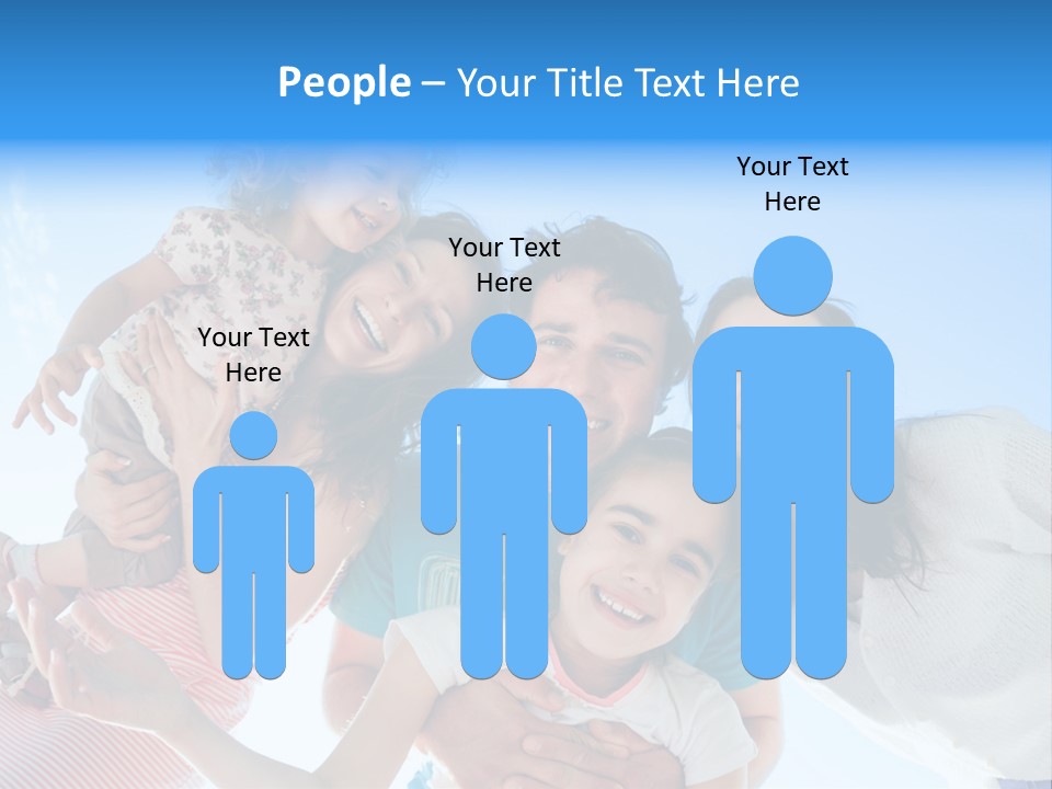 Casual Friends Girl PowerPoint Template