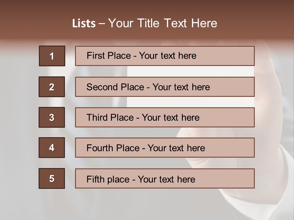 Copyspace Horizontal Conference PowerPoint Template