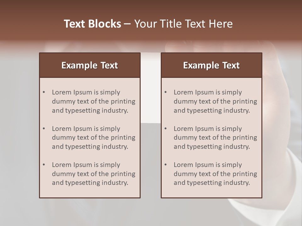 Copyspace Horizontal Conference PowerPoint Template