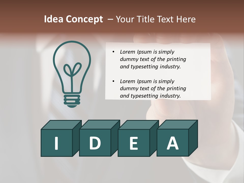 Copyspace Horizontal Conference PowerPoint Template