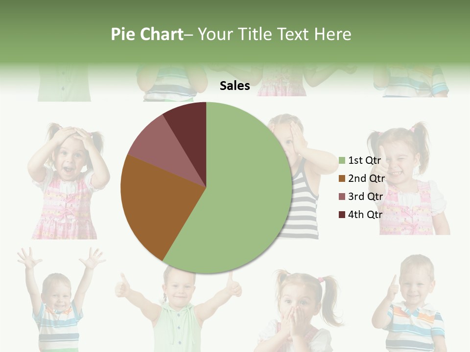 Girls Baby Emotions PowerPoint Template
