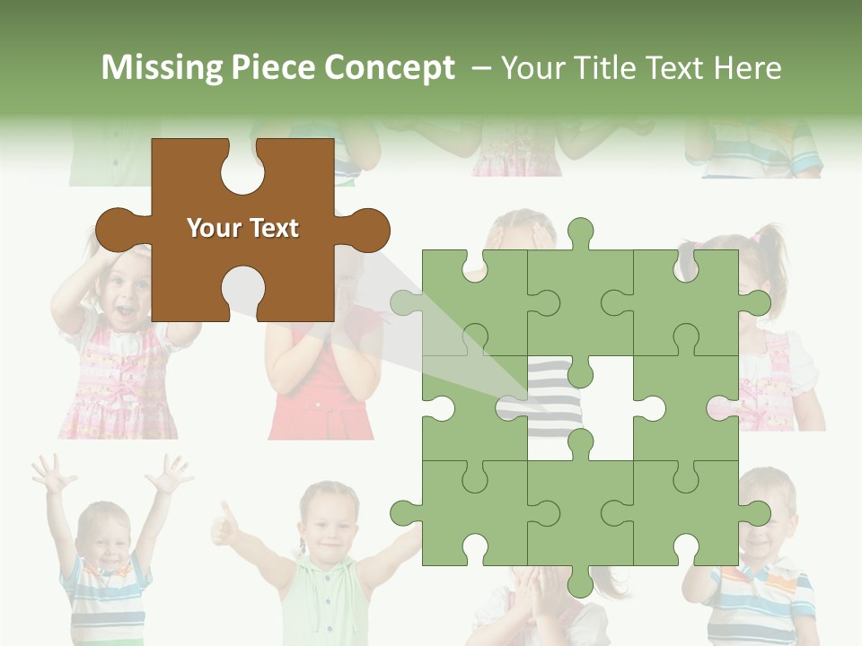 Girls Baby Emotions PowerPoint Template