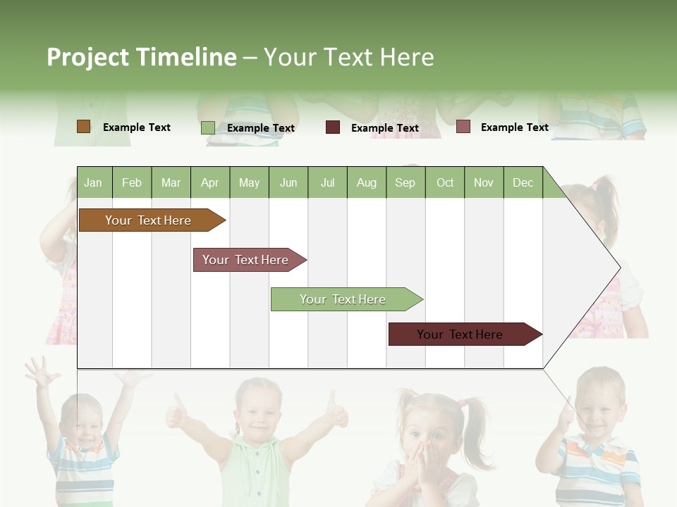 Girls Baby Emotions PowerPoint Template
