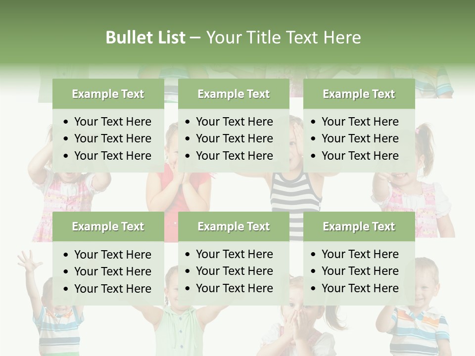 Girls Baby Emotions PowerPoint Template