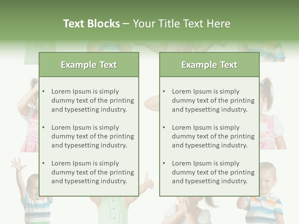 Girls Baby Emotions PowerPoint Template