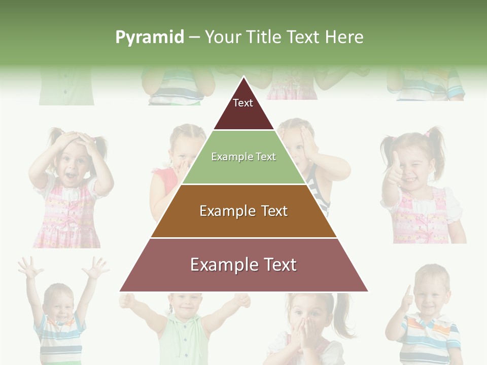 Girls Baby Emotions PowerPoint Template