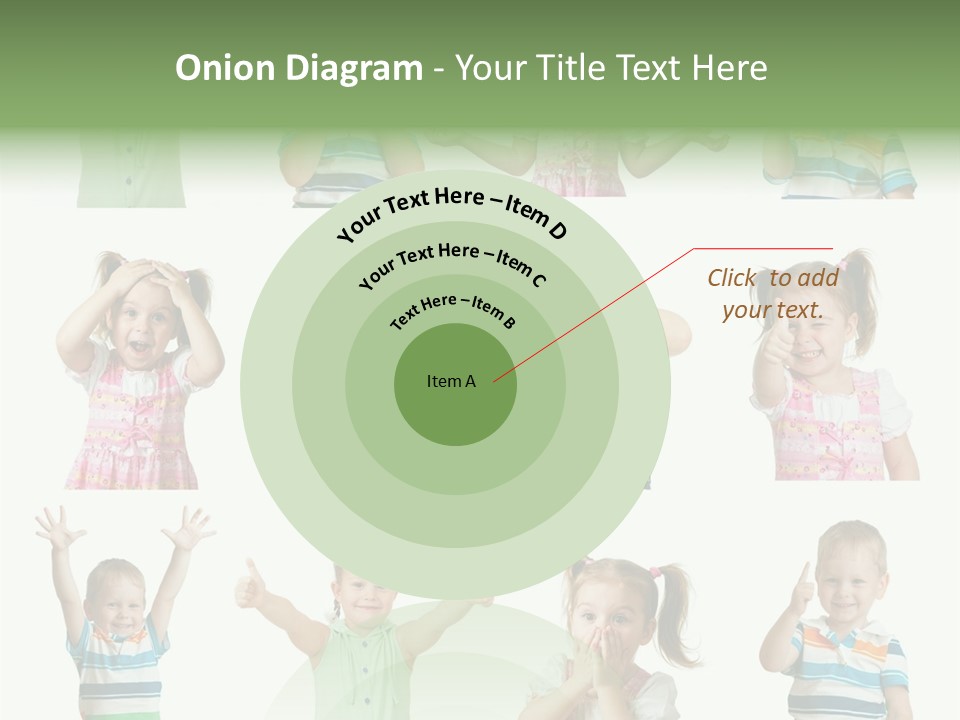 Girls Baby Emotions PowerPoint Template