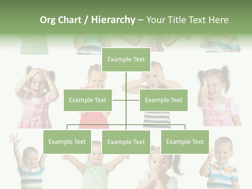 Girls Baby Emotions PowerPoint Template