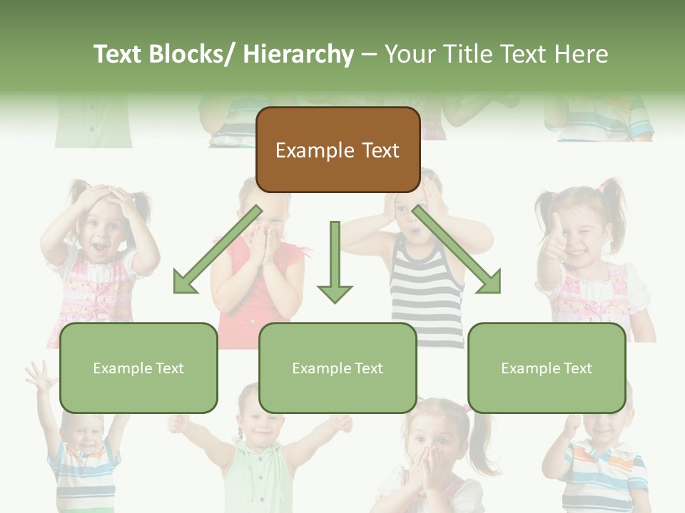 Girls Baby Emotions PowerPoint Template