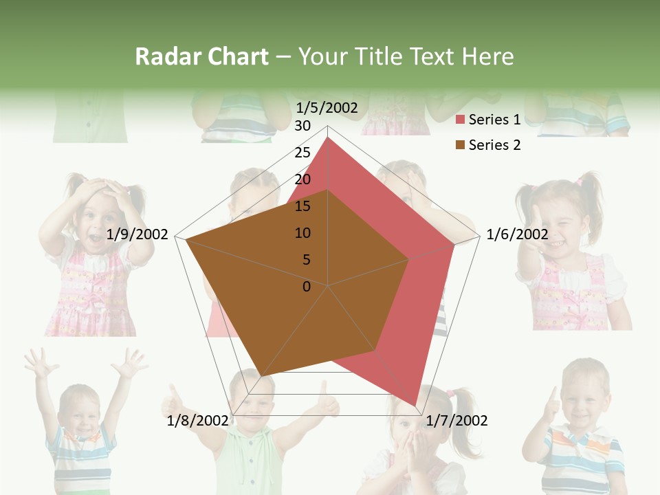Girls Baby Emotions PowerPoint Template