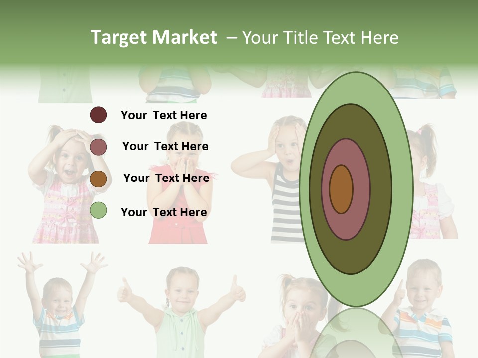 Girls Baby Emotions PowerPoint Template