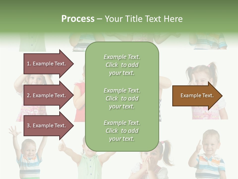 Girls Baby Emotions PowerPoint Template