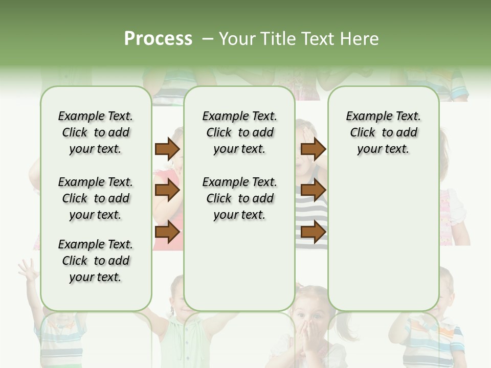 Girls Baby Emotions PowerPoint Template