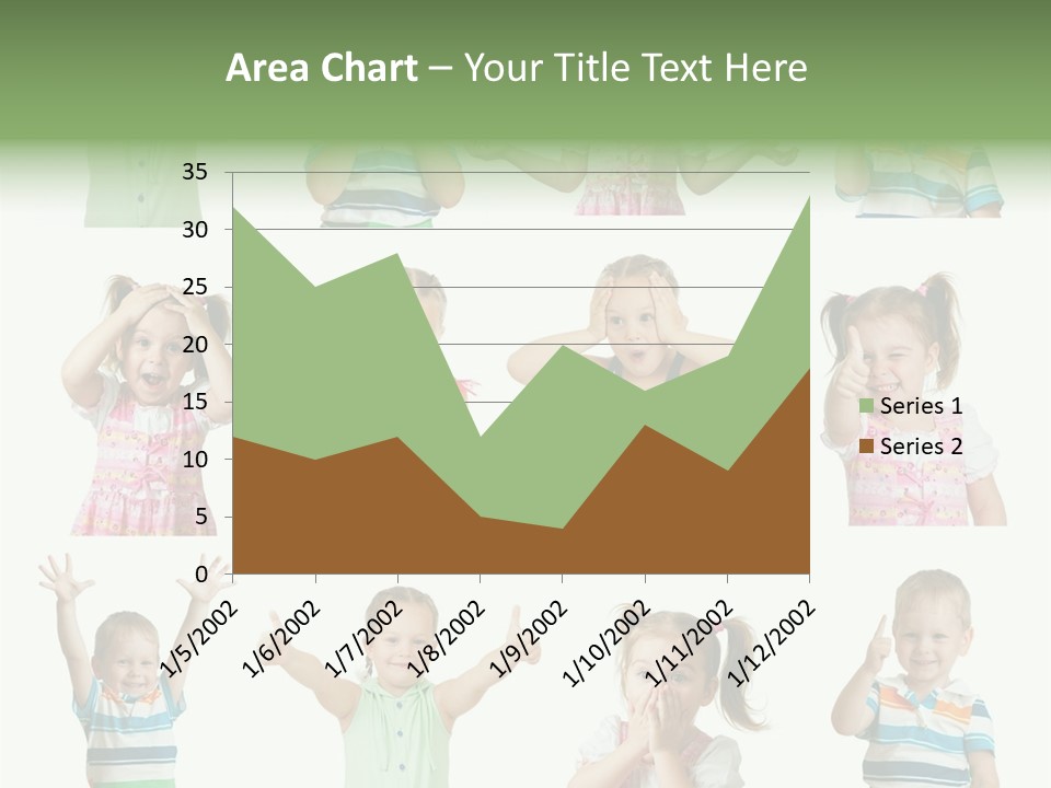 Girls Baby Emotions PowerPoint Template