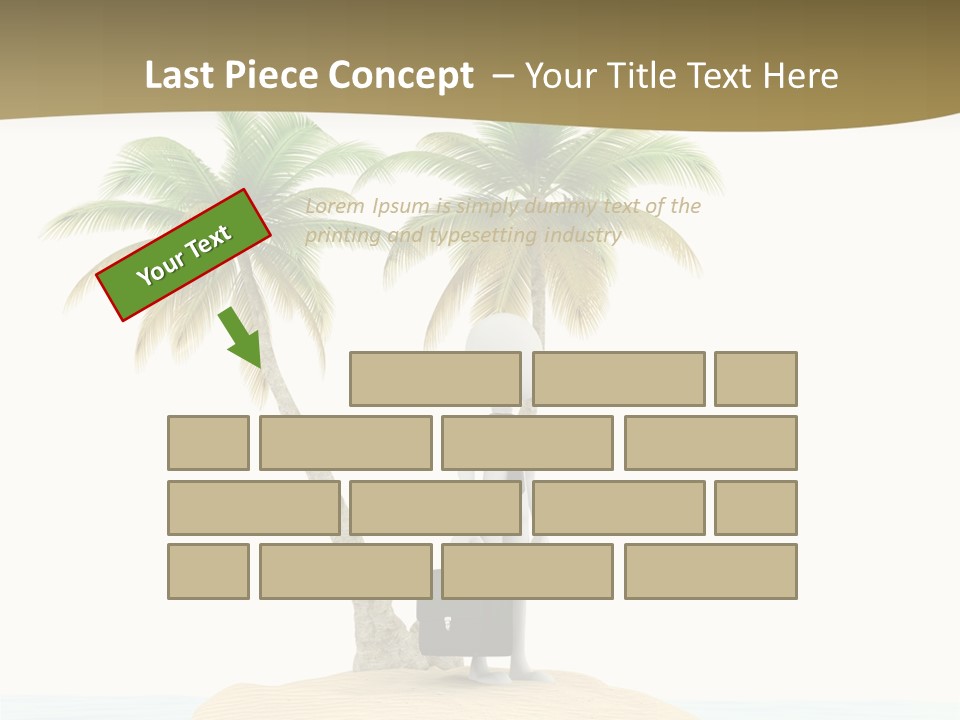 Cute Ocean Sun PowerPoint Template