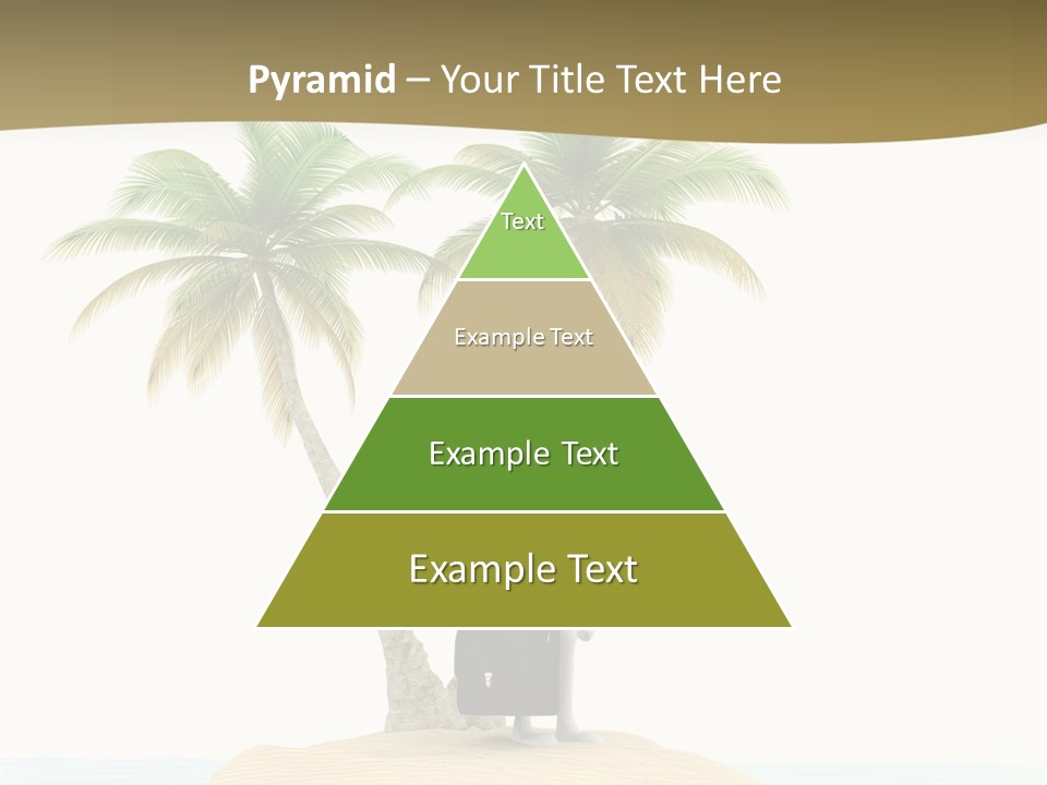 Cute Ocean Sun PowerPoint Template