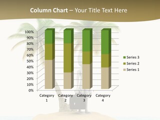 Cute Ocean Sun PowerPoint Template