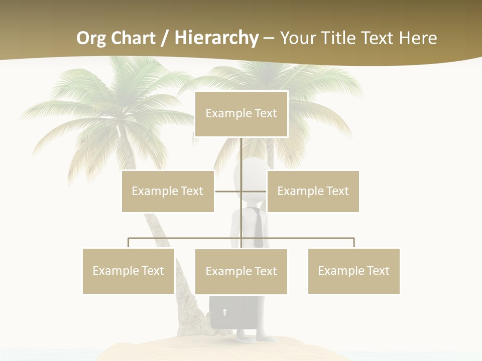 Cute Ocean Sun PowerPoint Template