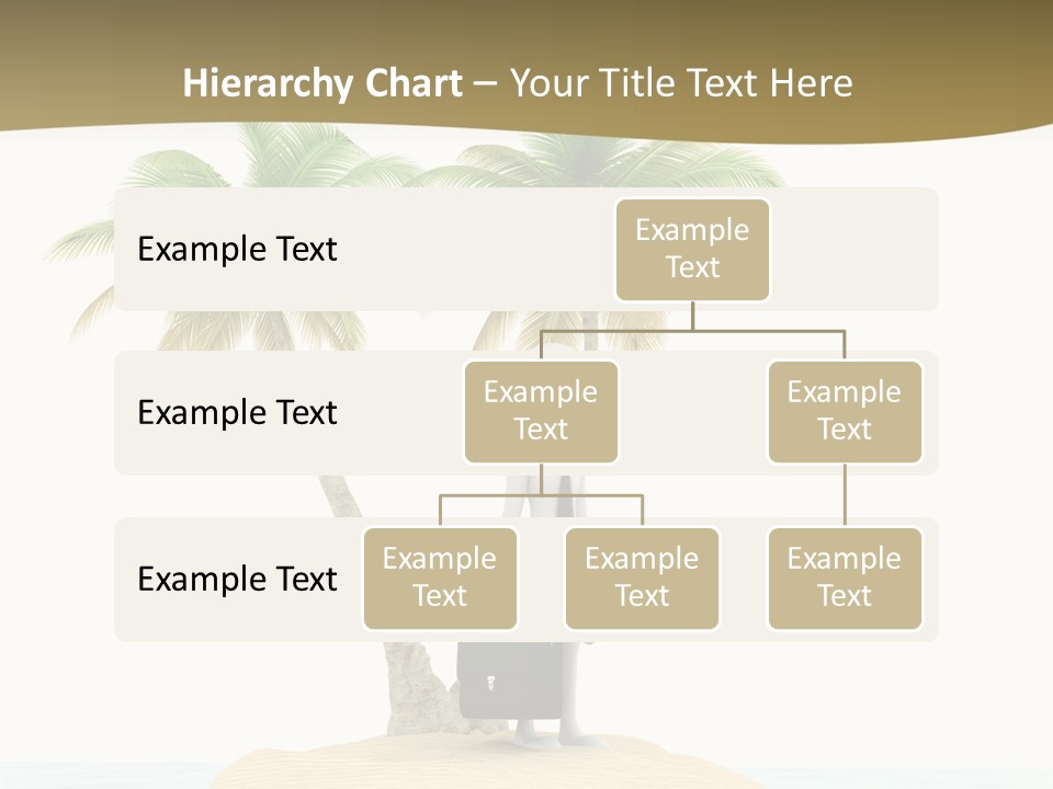 Cute Ocean Sun PowerPoint Template
