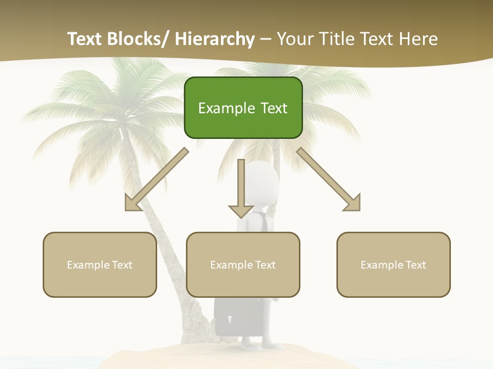 Cute Ocean Sun PowerPoint Template