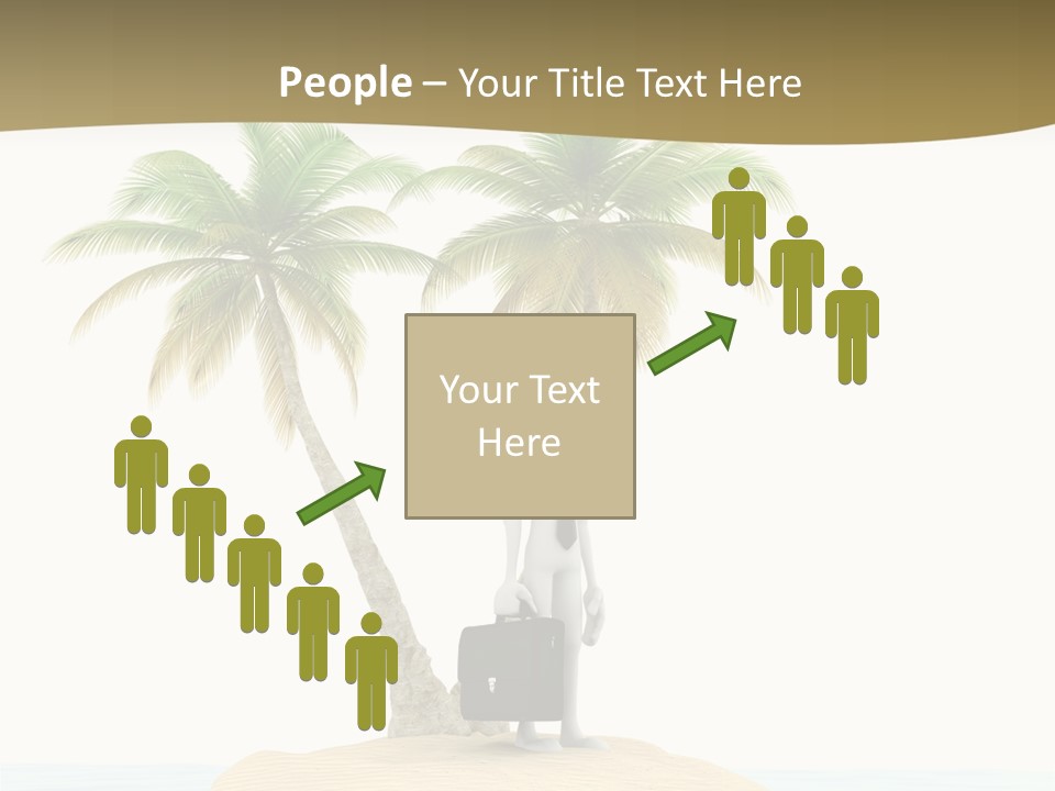 Cute Ocean Sun PowerPoint Template