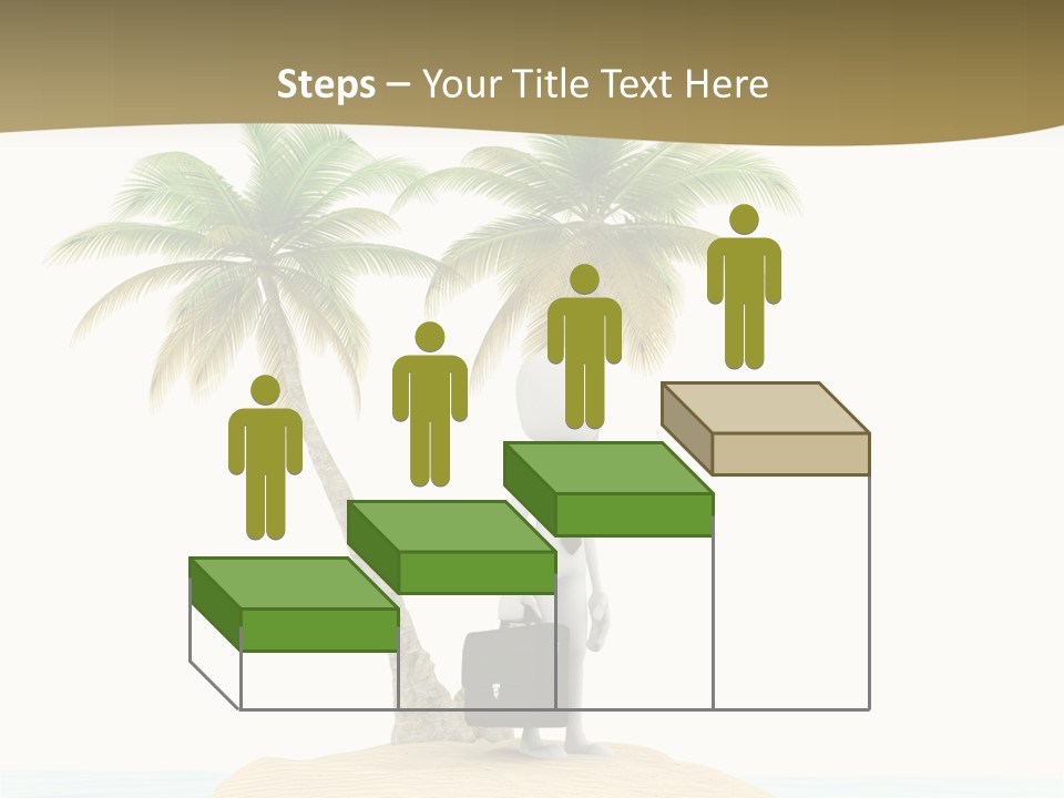 Cute Ocean Sun PowerPoint Template