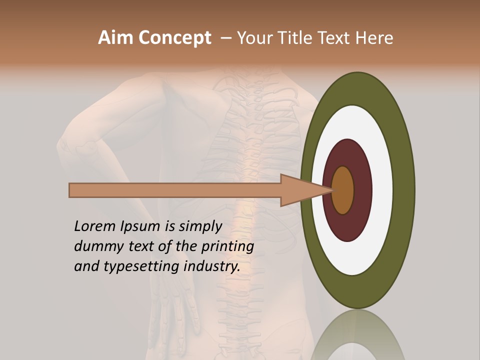 Transparent Body Spine PowerPoint Template