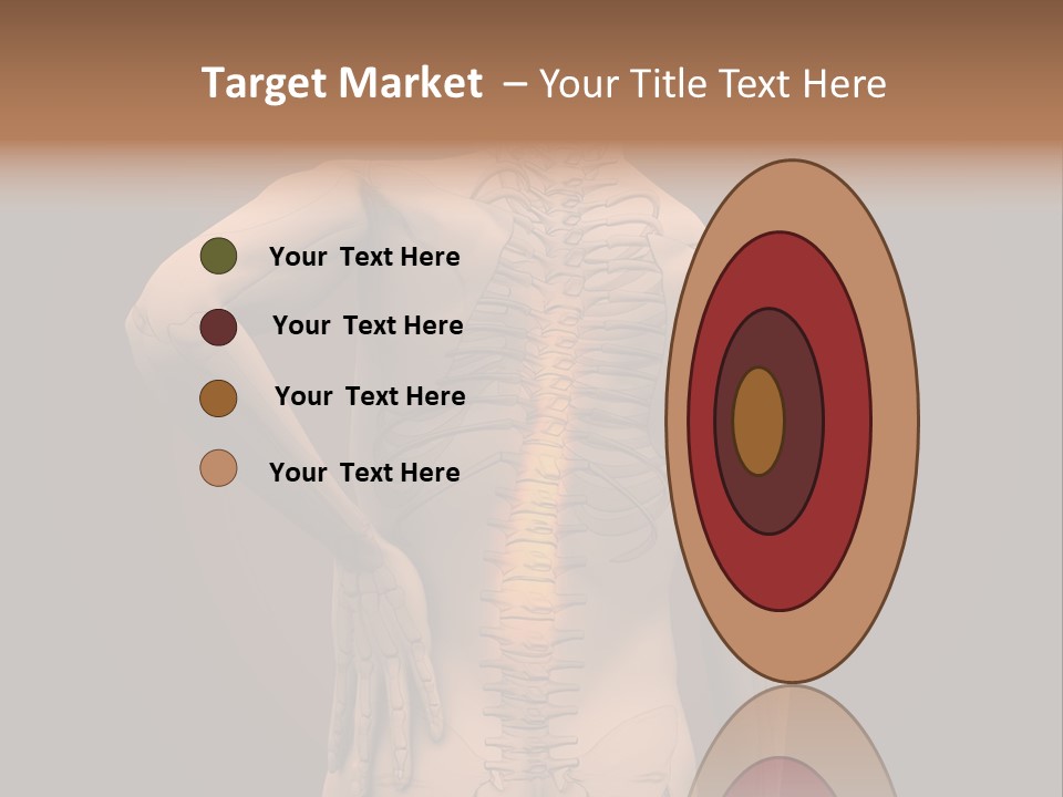 Transparent Body Spine PowerPoint Template