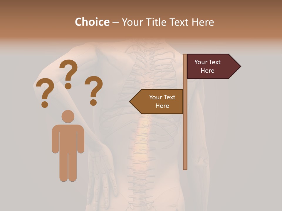 Transparent Body Spine PowerPoint Template