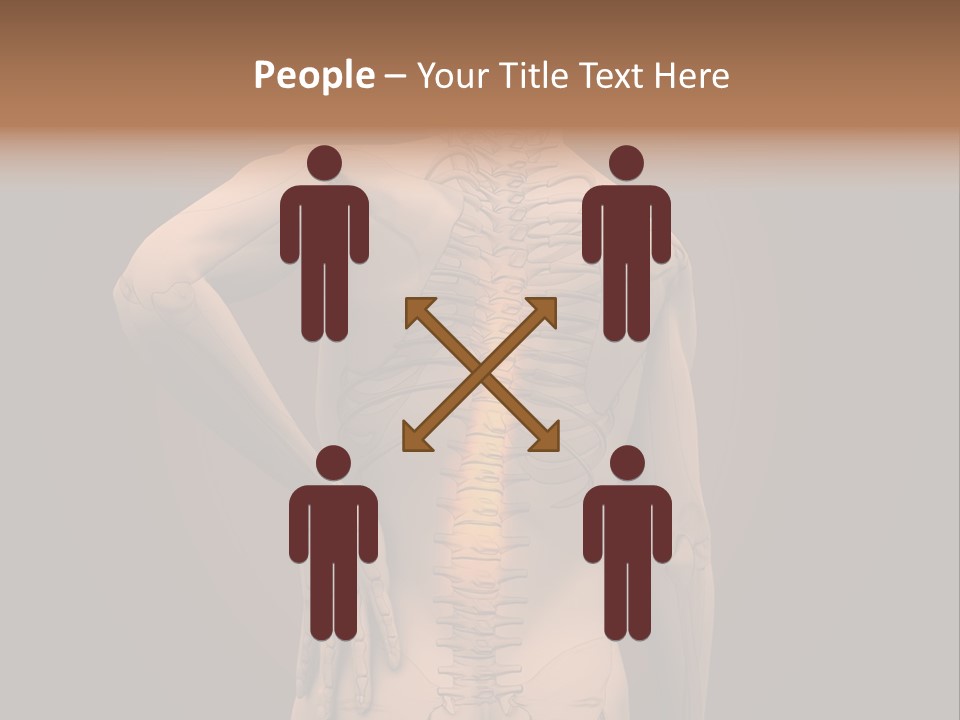 Transparent Body Spine PowerPoint Template