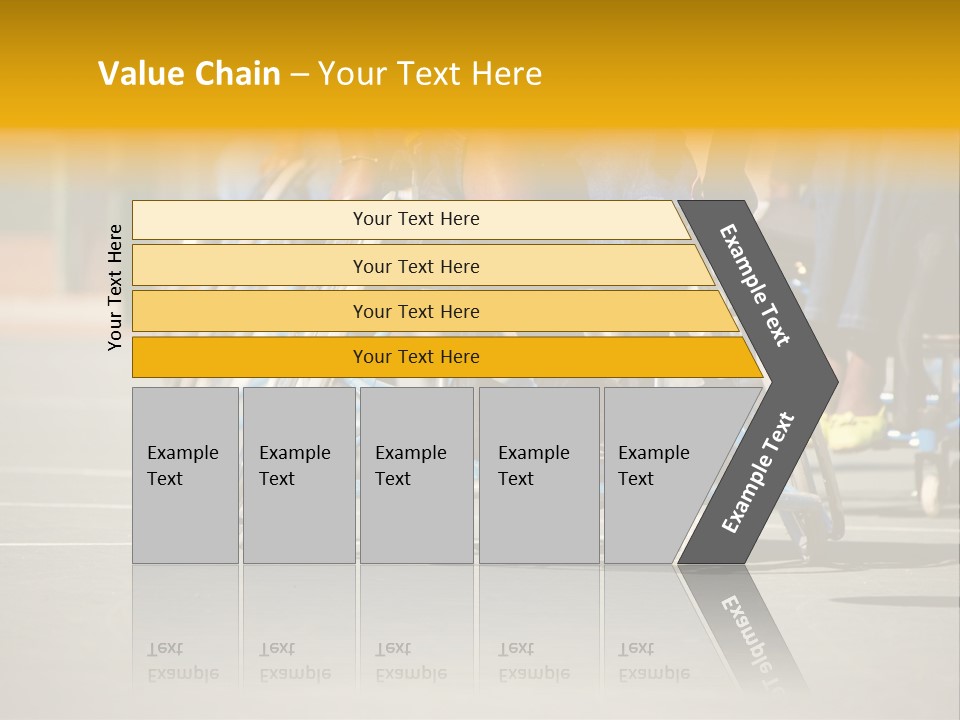 Digitally Generated Transparent Muscle Pain PowerPoint Template