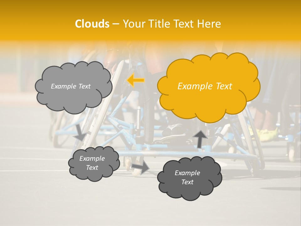 Digitally Generated Transparent Muscle Pain PowerPoint Template