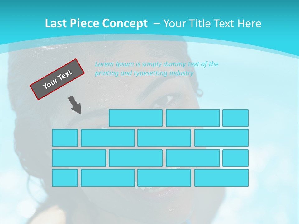 Pain Spine Figure PowerPoint Template