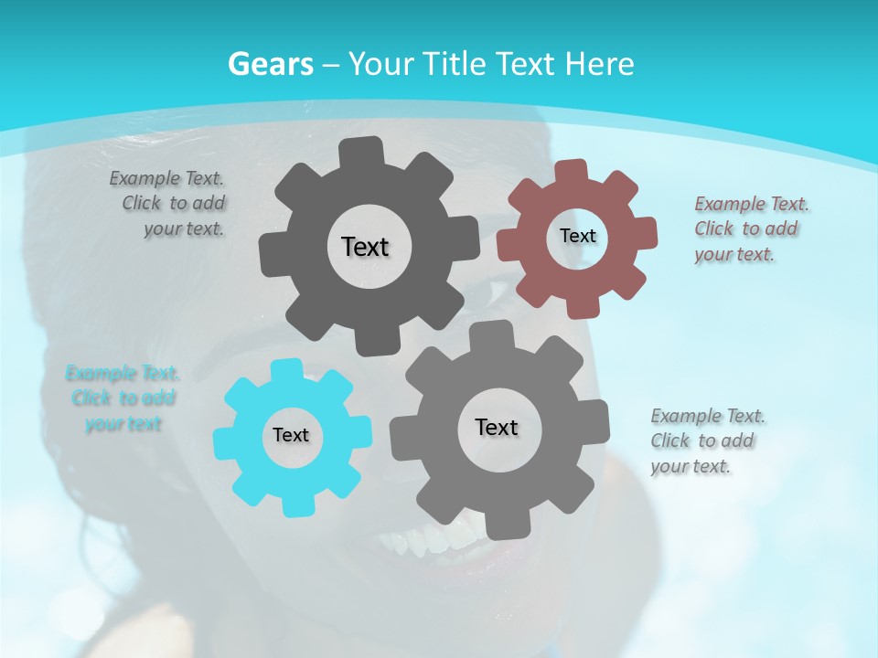 Pain Spine Figure PowerPoint Template