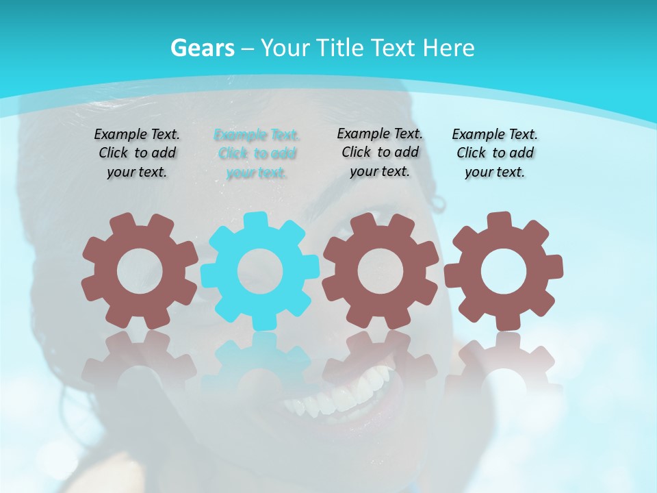 Pain Spine Figure PowerPoint Template