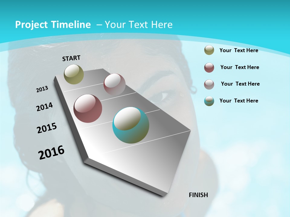 Pain Spine Figure PowerPoint Template