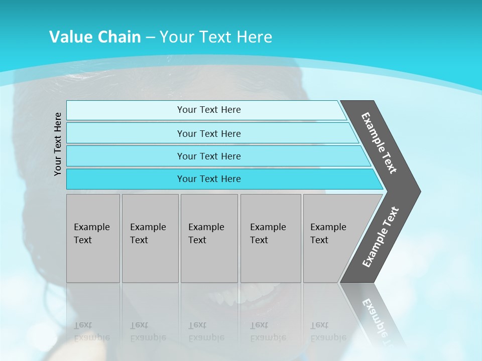 Pain Spine Figure PowerPoint Template