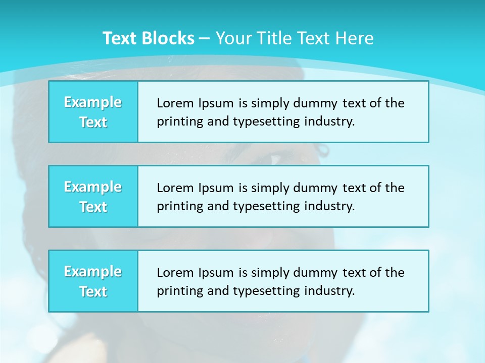 Pain Spine Figure PowerPoint Template