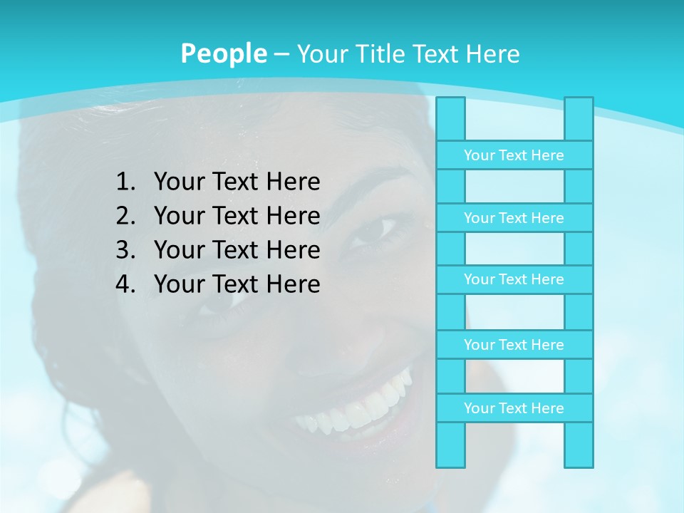 Pain Spine Figure PowerPoint Template