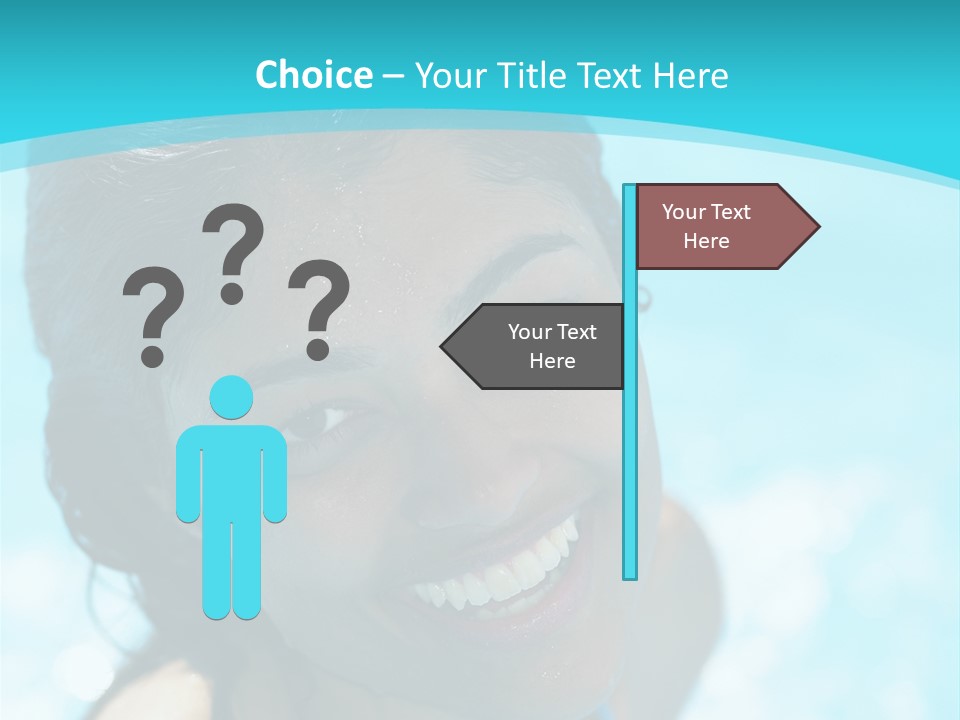 Pain Spine Figure PowerPoint Template