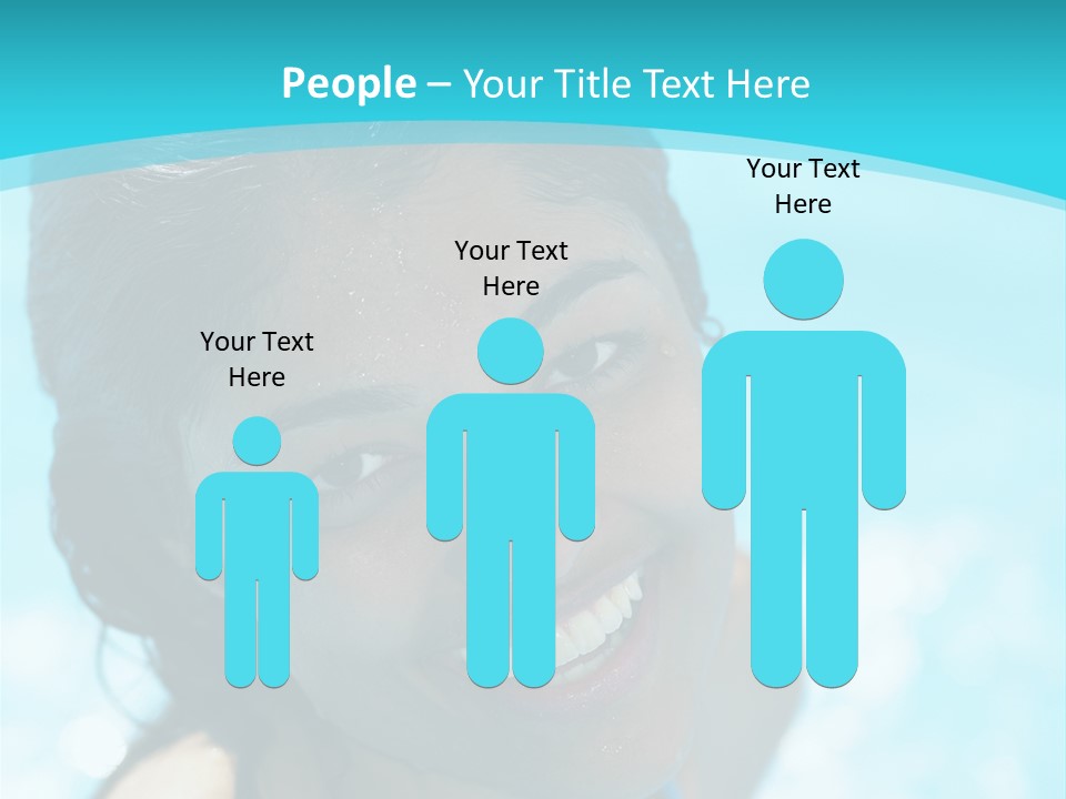 Pain Spine Figure PowerPoint Template