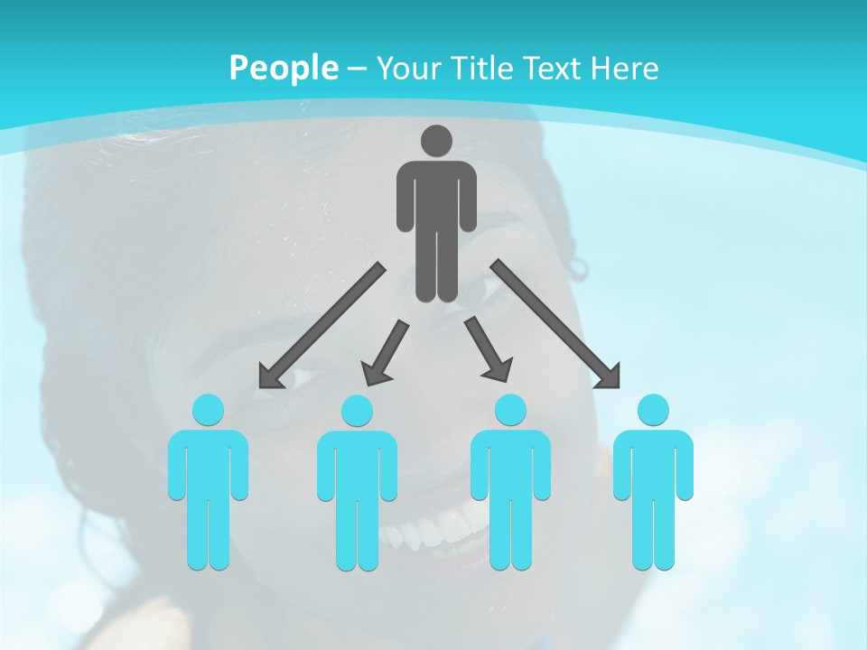 Pain Spine Figure PowerPoint Template
